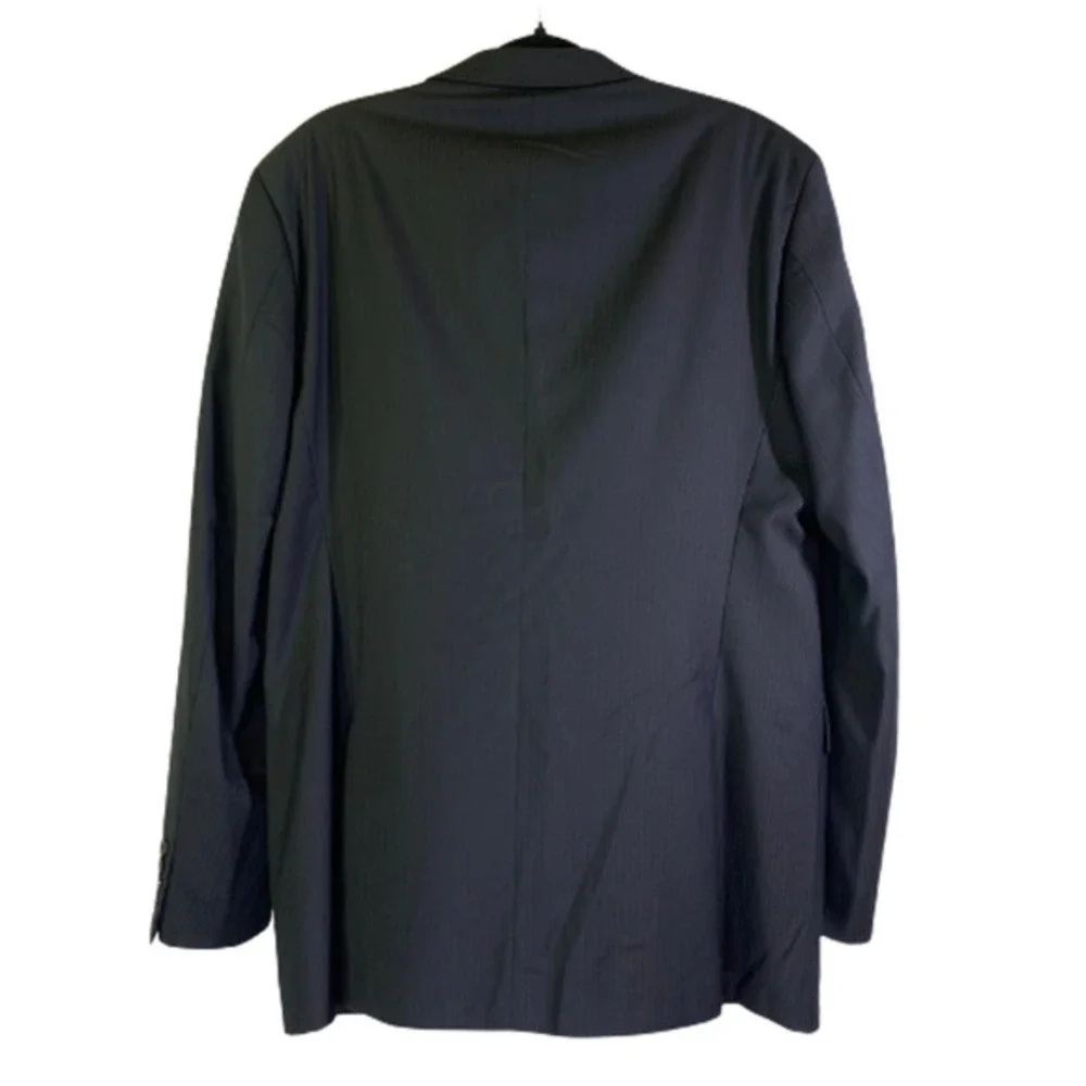 HUGO BOSS Grey Pinstripe‎ Wool Tesse Biella Suit Jacket